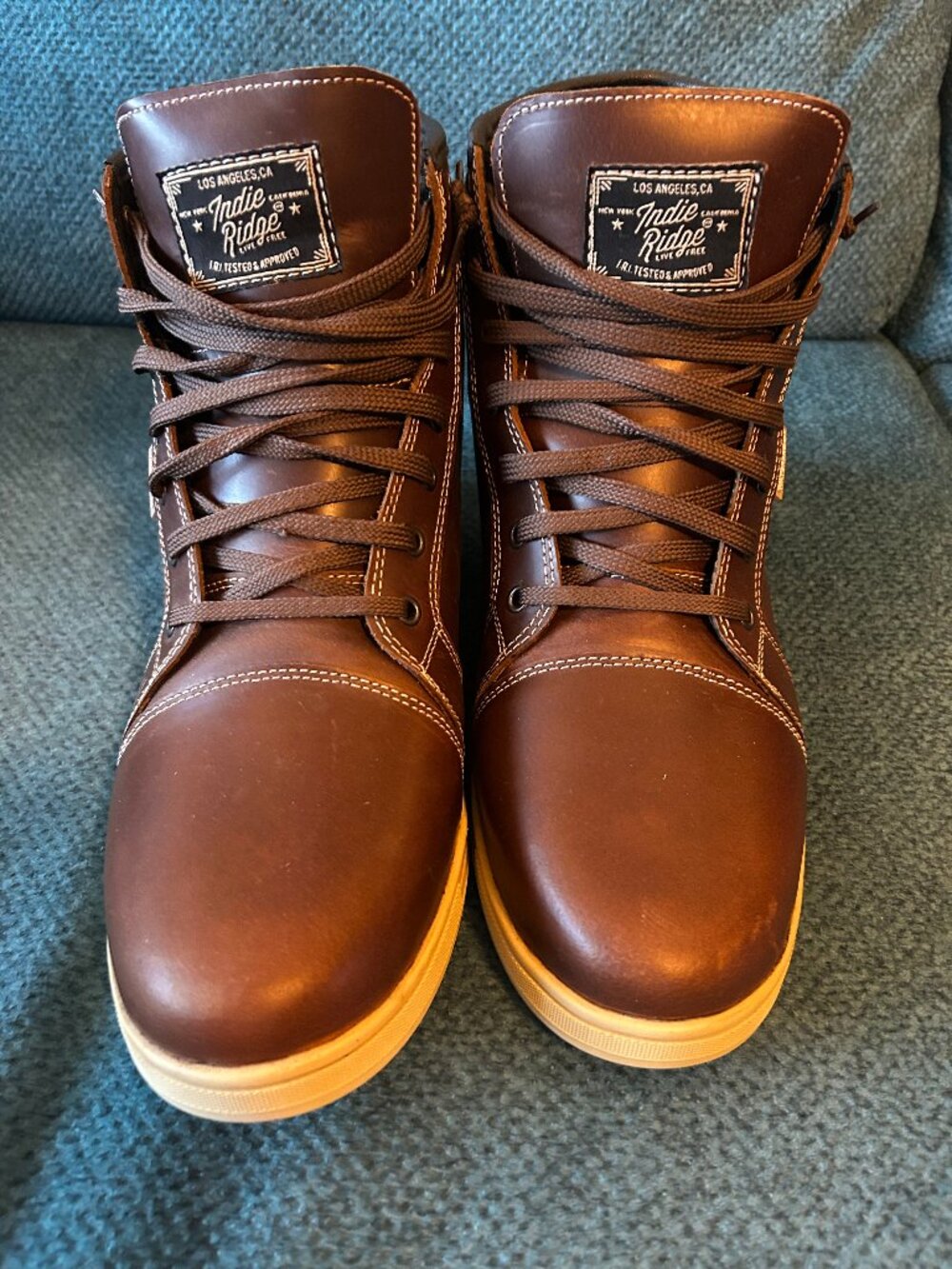 INDIE RIDGE New APACHE (waterproof) Motoercycle boots Size 12, CE rated level 2